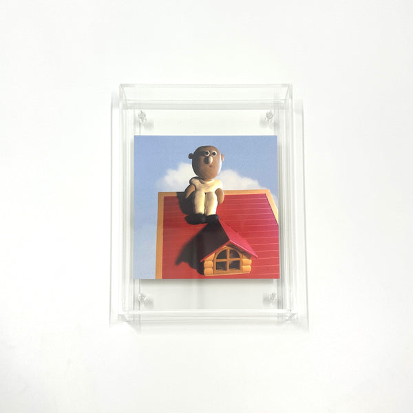 《燈燈登凳》”Lamp Was Here” Print with White Acrylic Frame