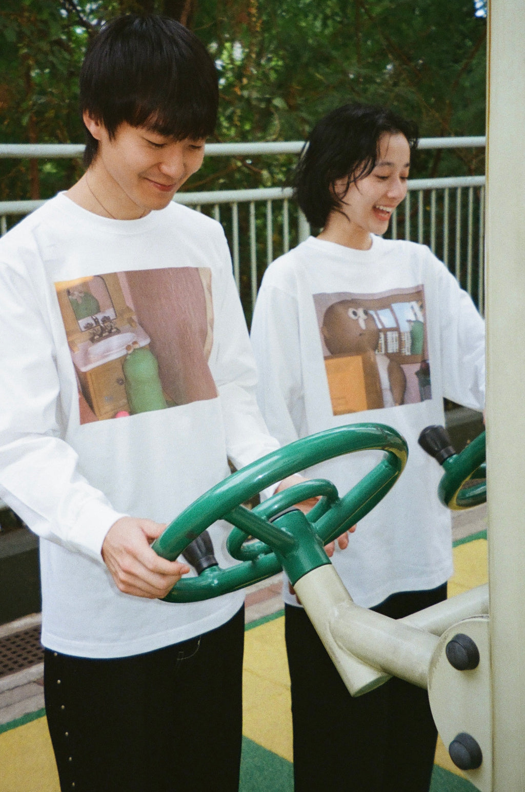 Pureeman with mirror’s long-sleeve shirt