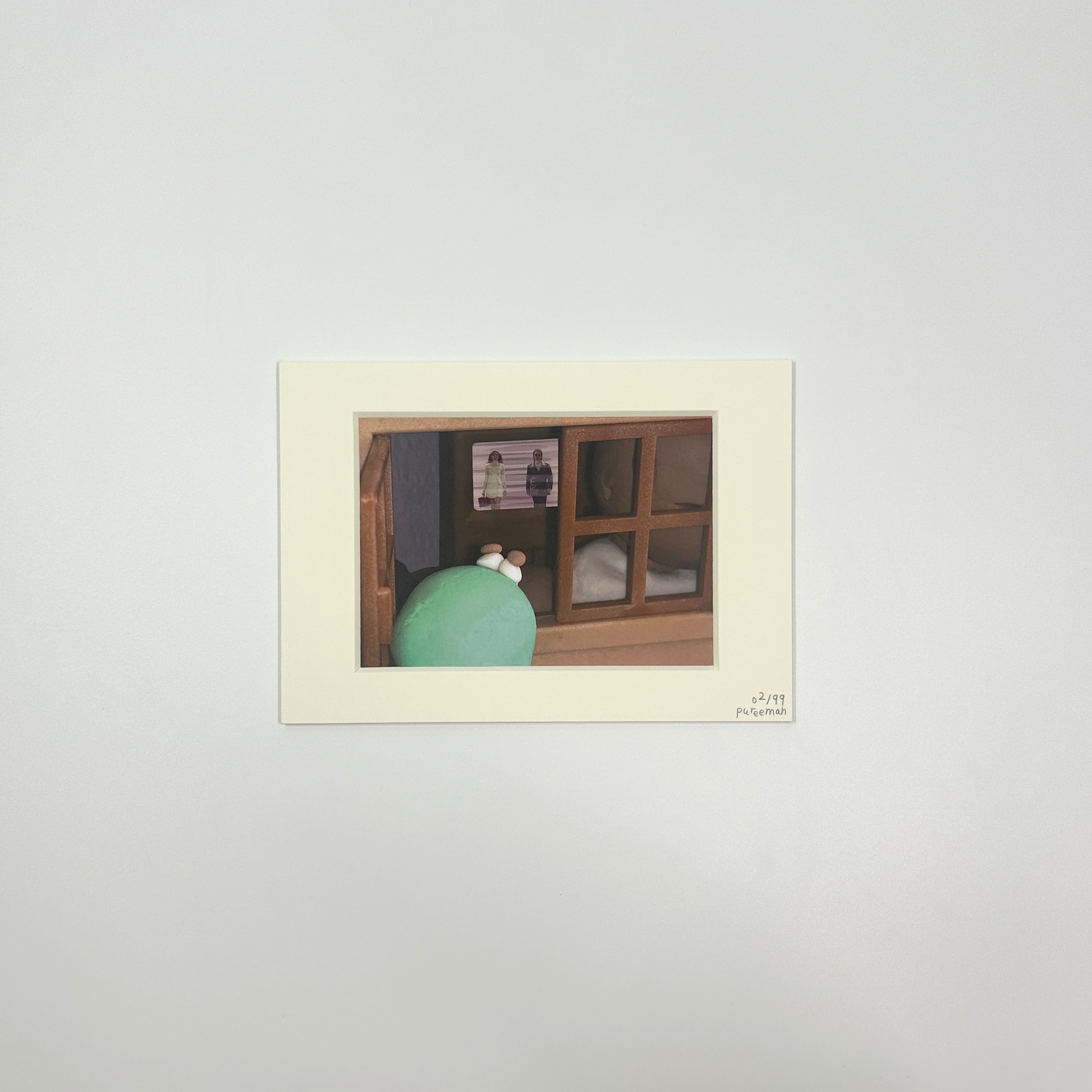 《你望我》”You See me” Print with Paper Frame