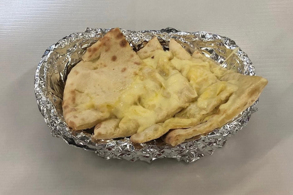food cheese naan’s black short-sleeve shirt