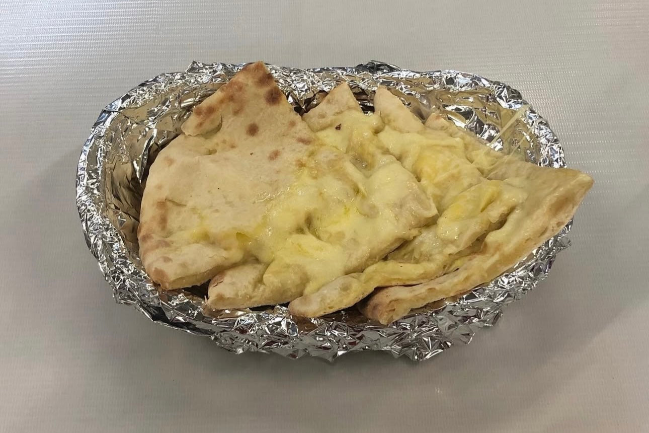 food cheese naan’s black short-sleeve shirt