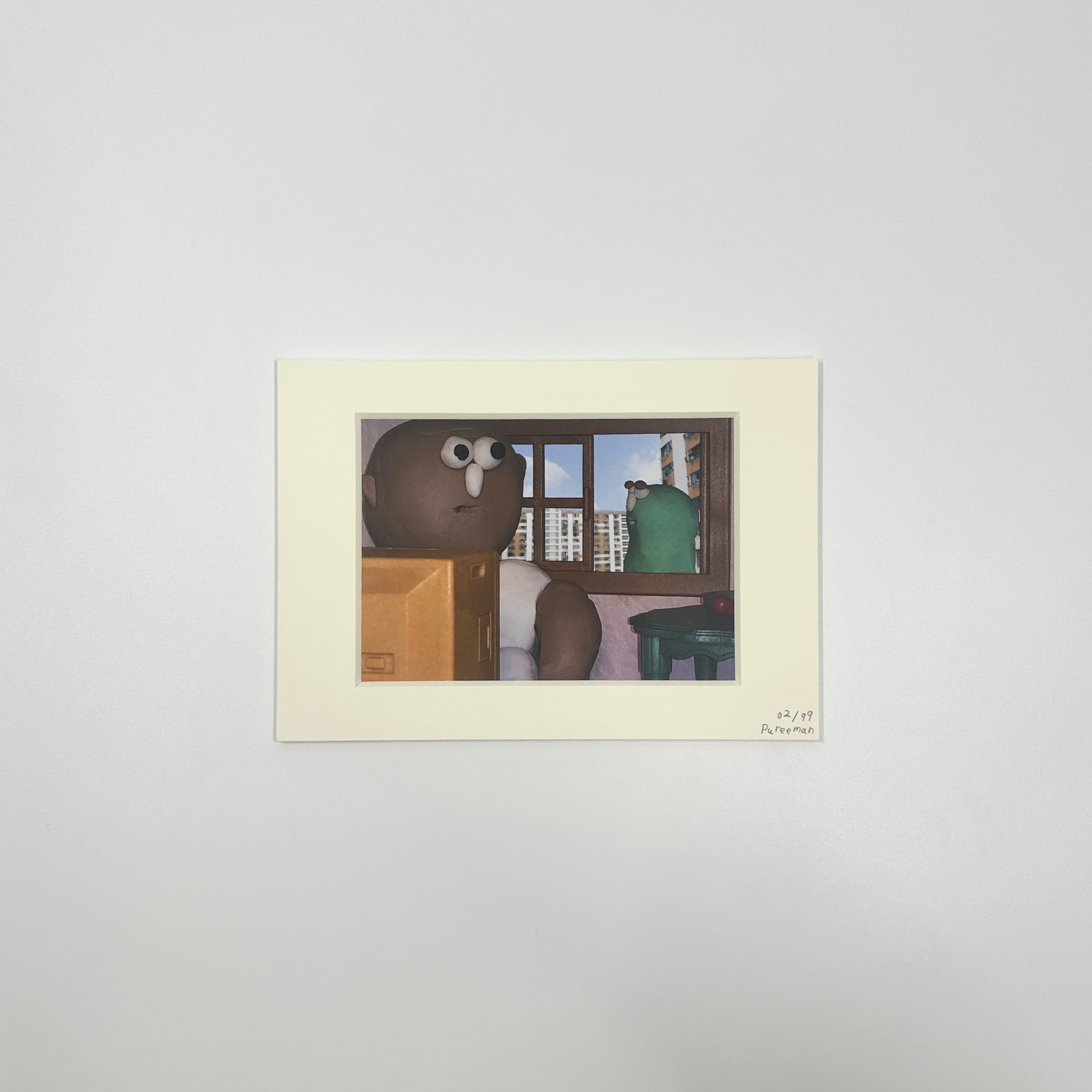 《明天便會死？》”Am I going to… die tomorrow?” Print with Paper Frame