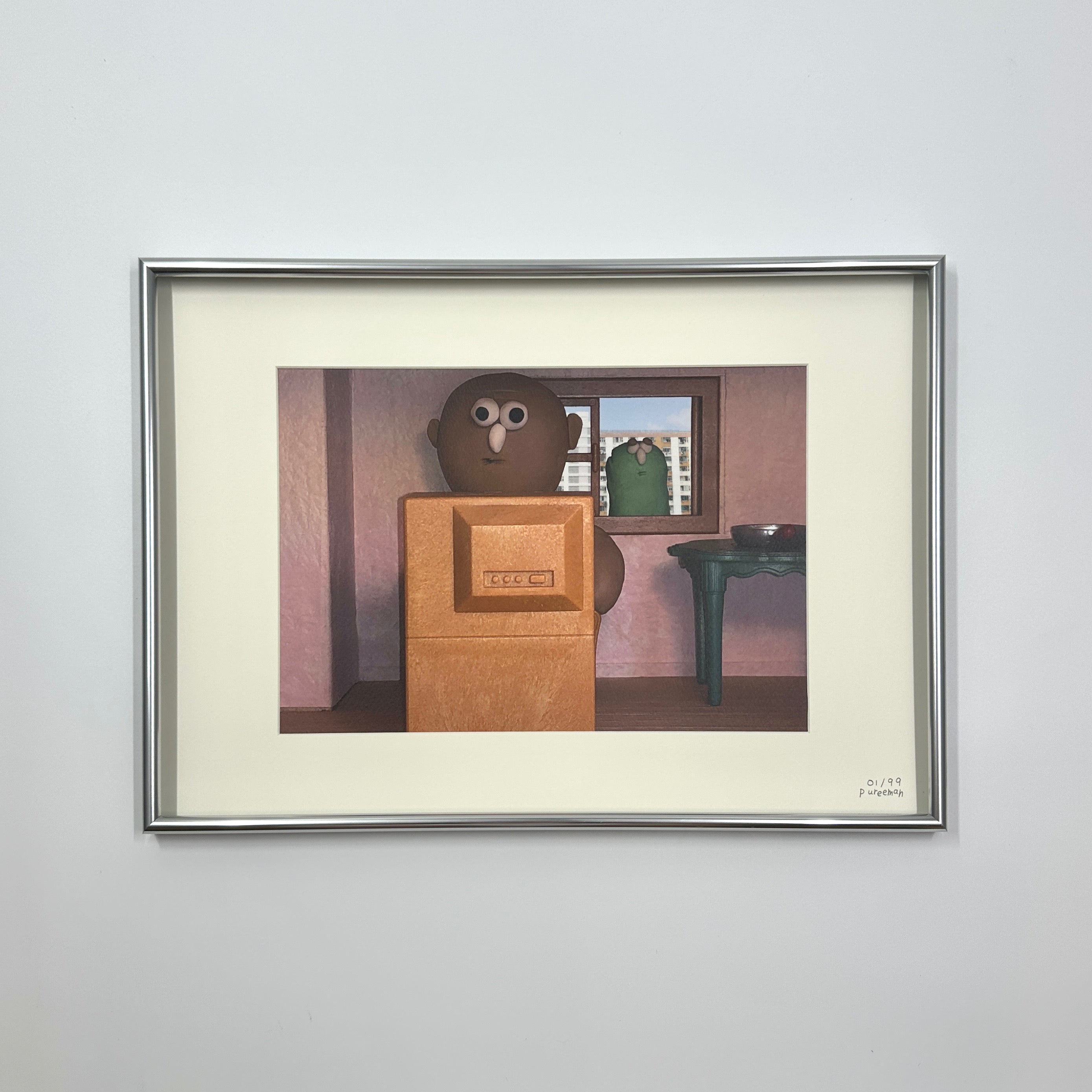 《仍然在這裡》”Still Here” Print with Aluminum Frame