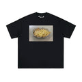 food cheese naan’s black short-sleeve shirt